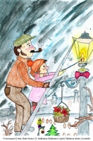 Régi idők karácsonya rajzpályázat díjnyertes alkotásai